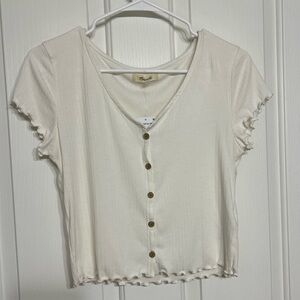 Madewell button up tee